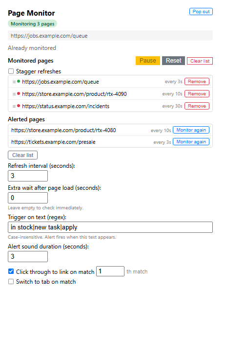 Page Monitor